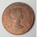 AUSTRALIA 1964 . ONE 1 PENNY . ERROR . NICE LIP . OFF CENTRE